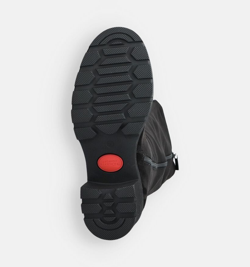 Tamaris Bottes hautes en Noir Tamaris Bottes hautes en Noir pour femmes (362916) - pour semelles orthopédiques