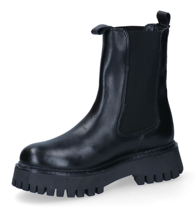 Keys Bottines Chelsea en Noir en cuir (296016)