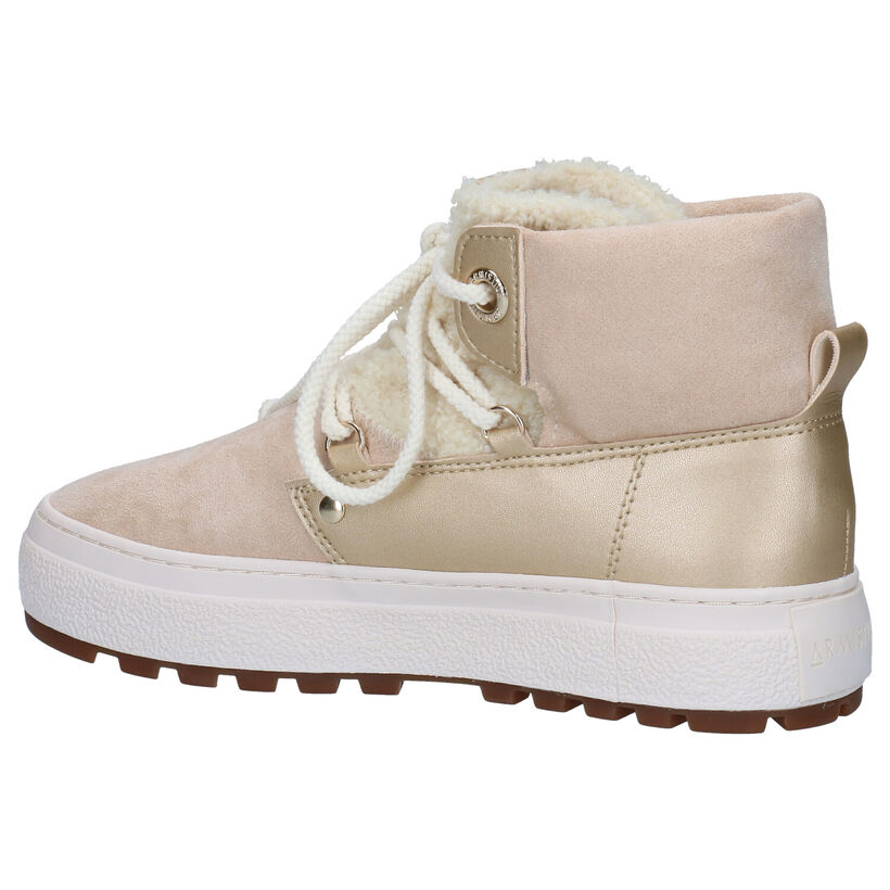 Armistice Peak Beige Hoge Sneakers voor dames (297789) - geschikt voor steunzolen
