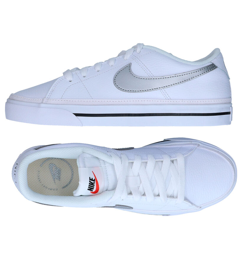 Nike Court Legacy Baskets en Blanc pour femmes (299443)