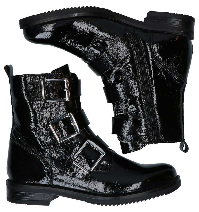 Poelman Conan Zwarte Boots in lak (291393)