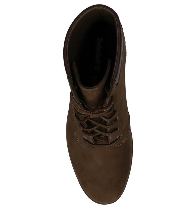 Timberland Allington 6IN Taupe Enkellaarzen voor dames (313454)