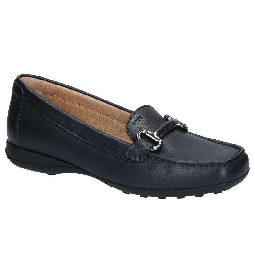 Geox Blauwe Mocassins in leer (266862)