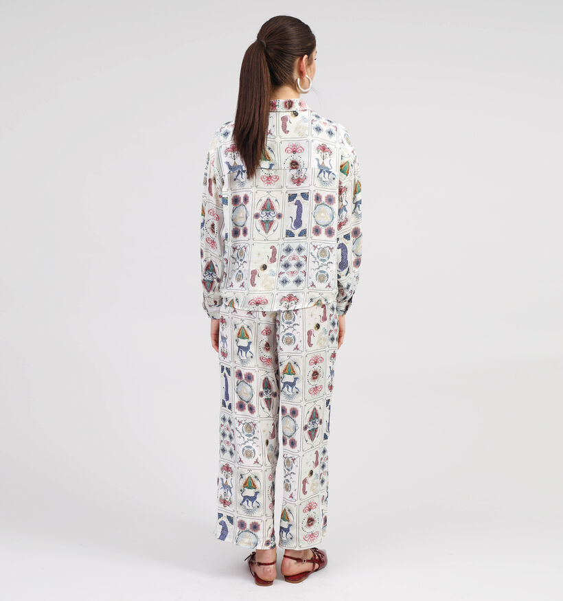 Rue Mazarine Kind Chemise en Blanc avec Imprimé pour femmes (357932)
