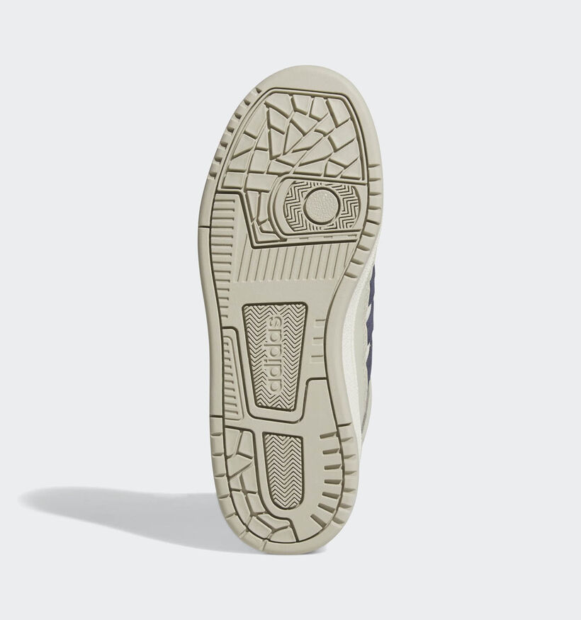 adidas Rapid Court Mid Baskets montantes en Beige pour filles, garçons (359673) - pour semelles orthopédiques