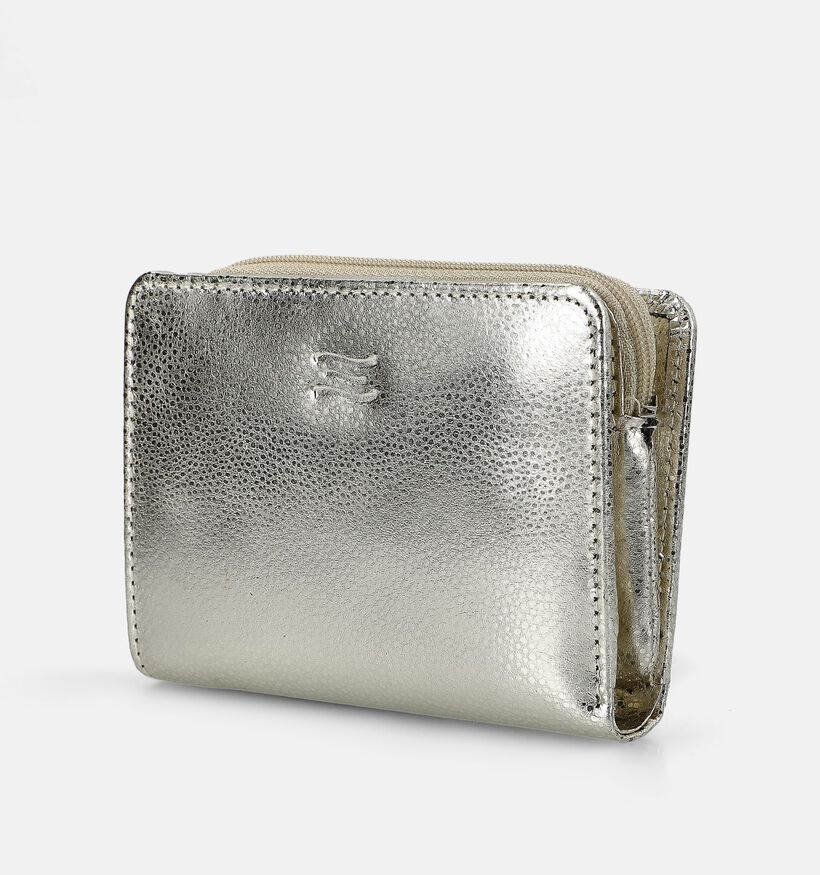 Crinkles Gouden Ritsportemonnee voor dames (373846)