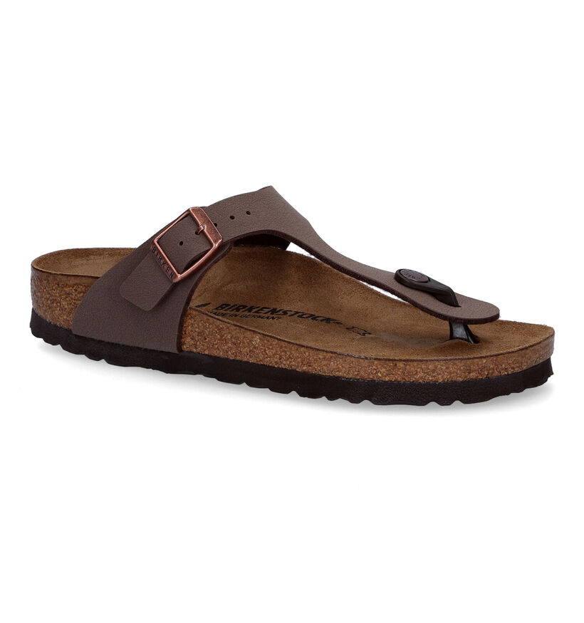 Birkenstock Gizeh Zwarte Teenslippers voor jongens (338075)