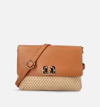 Via Limone Crossbody tassen Wit/Bruin