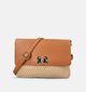 Via Limone Bruine/Beige Grote Crossbodytas voor dames (376382)