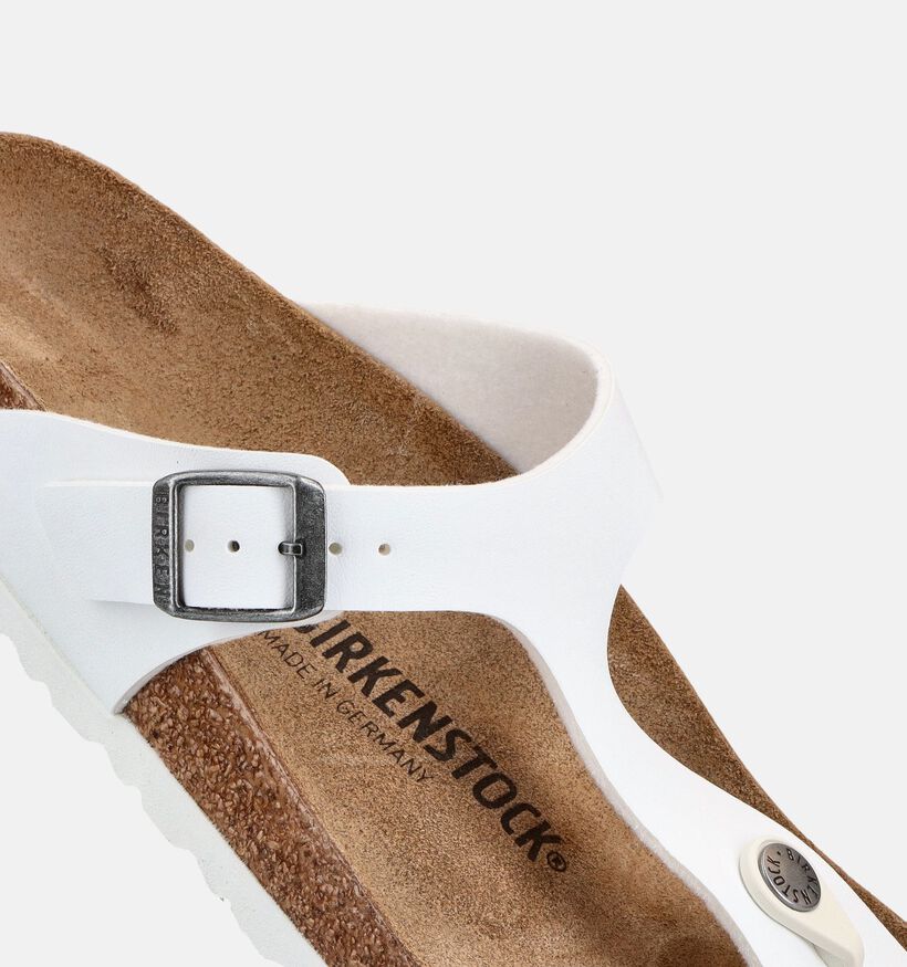 Birkenstock Gizeh Tongs en Blanc pour femmes (369559)