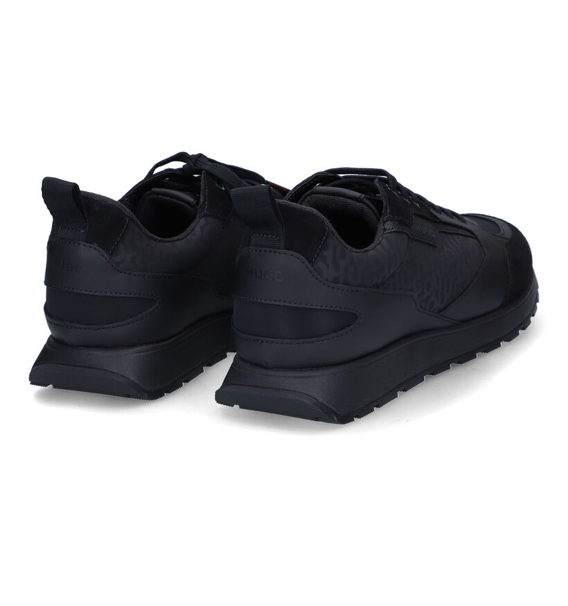 Hugo Icelin Runn Zwarte Sneakers voor heren (311058) - geschikt voor steunzolen