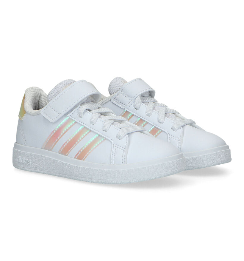 adidas Grand Court 2.0 EL Witte Sneakers voor meisjes (324671)