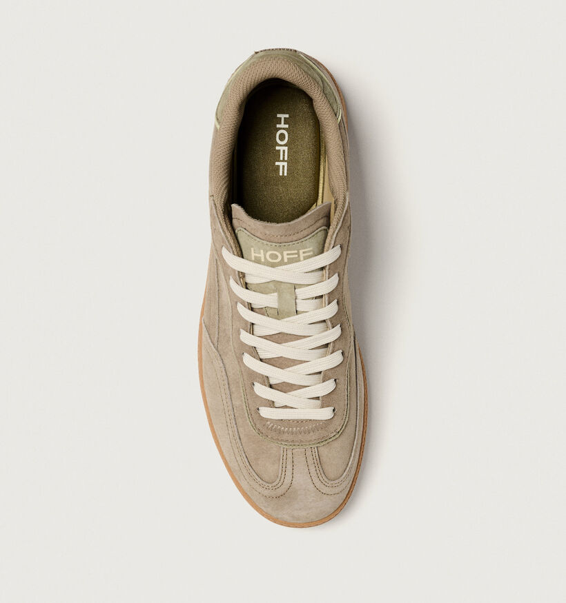 HOFF Alley Chaussures plates en Taupe pour hommes (360153) - pour semelles orthopédiques