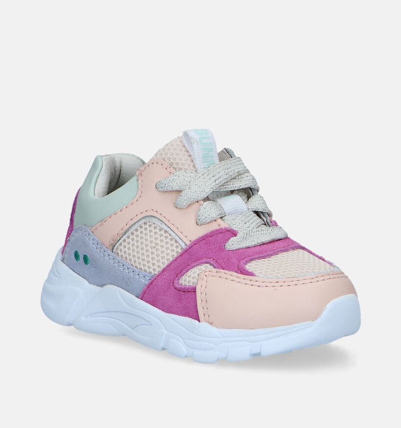 Bunnies Roze Sneakers voor meisjes (347741) - geschikt voor steunzolen