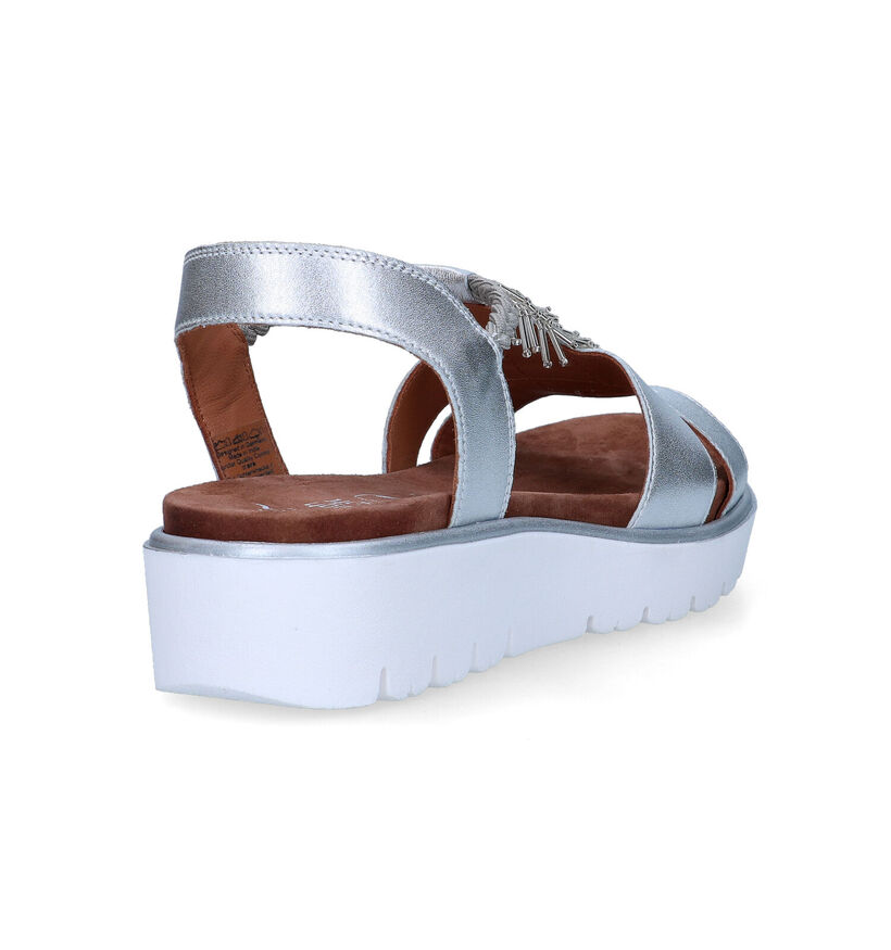 Ara Bilbao-S Zilveren Sandalen voor dames (321916) - geschikt voor steunzolen