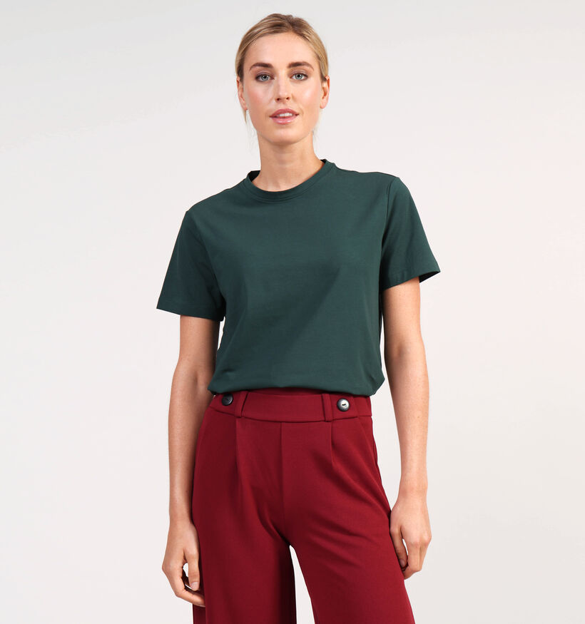 Vila Nora T-shirt en Vert pour femmes (361309)