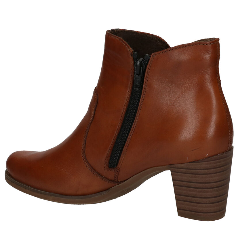 Rieker Bottines à talons en Cognac en cuir (282726)