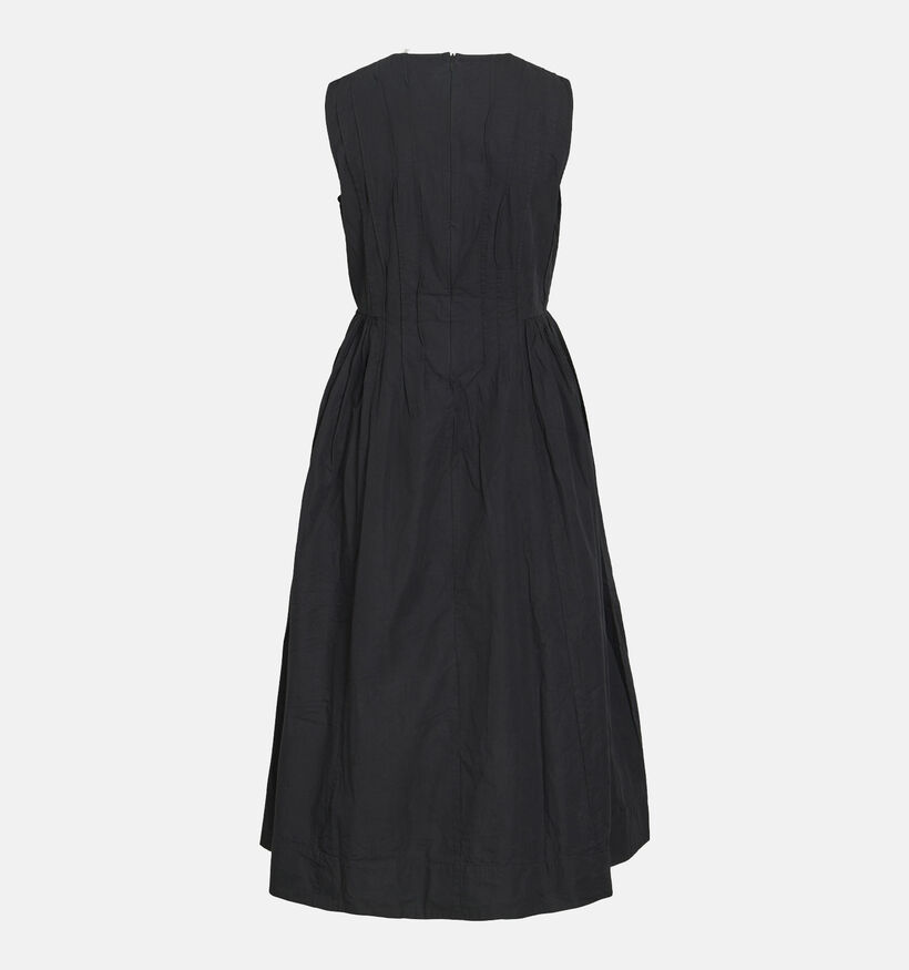 Vila Jimba O-Neck Robe mi-longue en Noir pour femmes (374264)