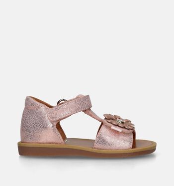 Sandales or rose