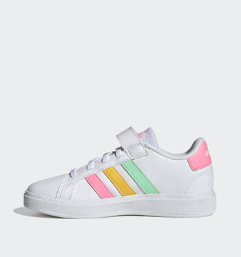 adidas Grand Court Low Sneakers Cloud White / Pulse Mint / Beam Pink