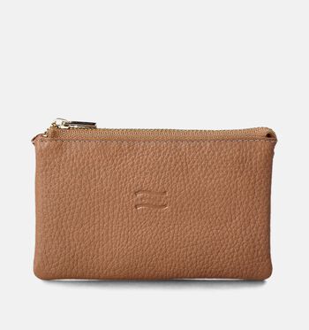Porte-monnaie cognac