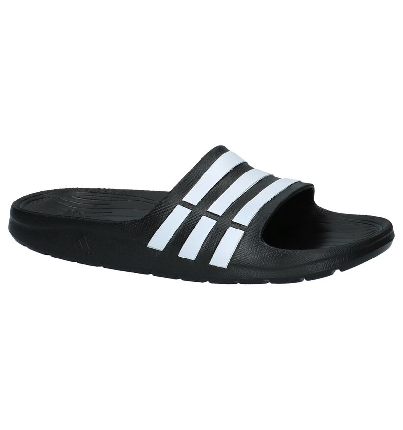 Badslippers Zwart adidas Duramo Slide, , pdp