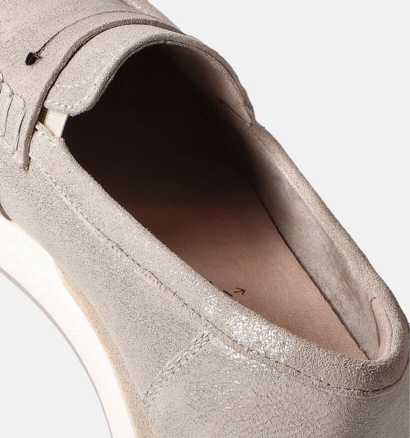 Tamaris Comfort Beige Instappers voor dames (351821) - geschikt voor steunzolen