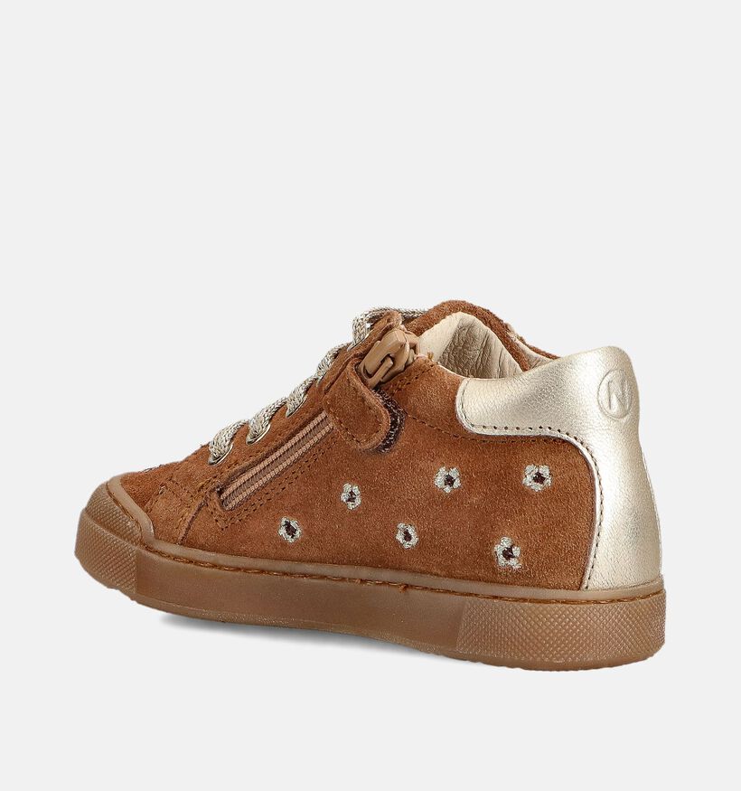 Naturino Lichtbruine Veterschoenen voor meisjes (364292)
