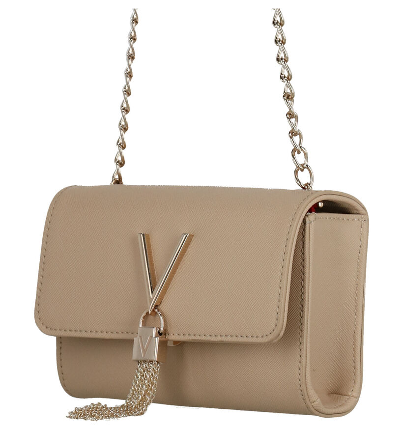 Valentino Handbags Divina SA Sac porté croisé en Beige en simili cuir (307386)