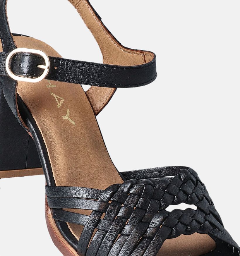 JHay Sandales à talons en Noir pour femmes (357673)