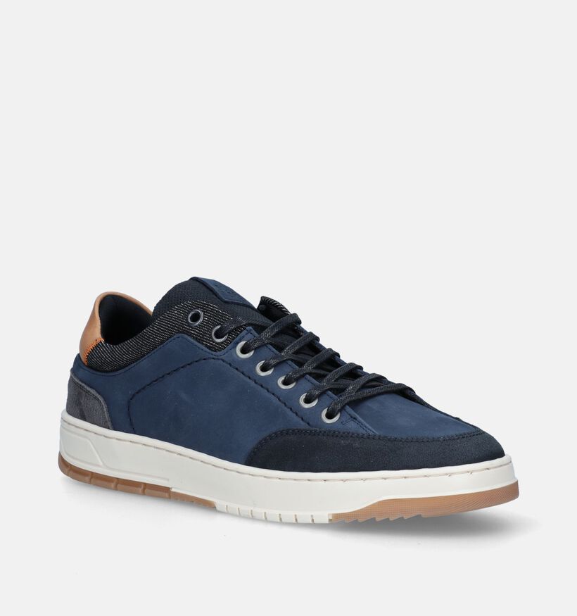 Bullboxer Chaussures à lacets en Bleu foncé pour hommes (344480) - pour semelles orthopédiques