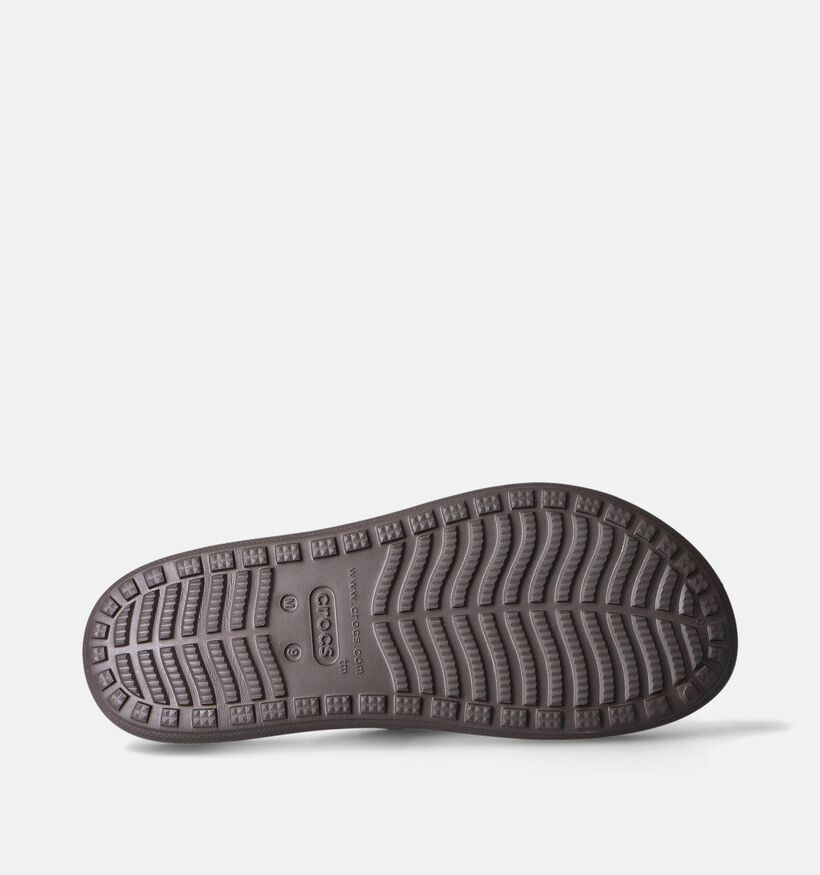 Crocs Yukon Vista II Lr Flip Tongs en Brun foncé pour hommes (354145)