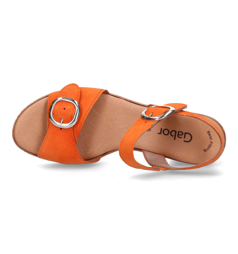 Gabor Best Fitting Sandales en Orange pour femmes (323227)