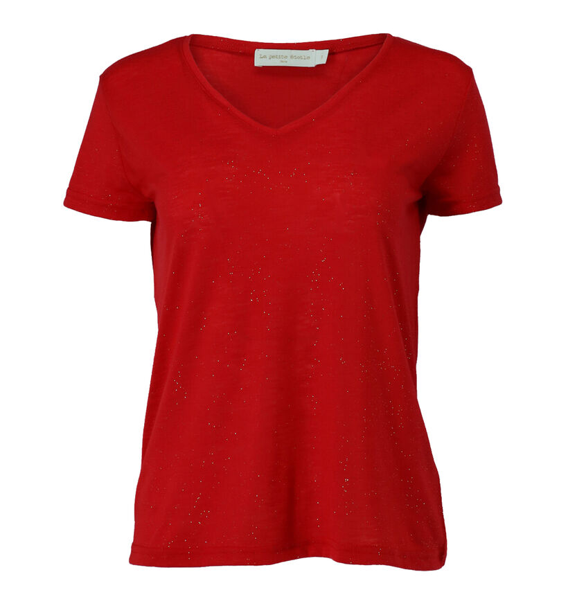 La Petite Étoile Elvire Rode T-shirt met Korte Mouwen (272203)
