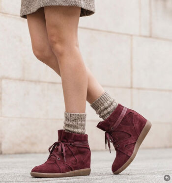 La Strada Mid Baskets Marron/Bordeaux
