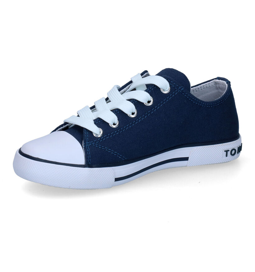 Tommy Hilfiger Baskets basses en Bleu foncé pour garçons (303922)