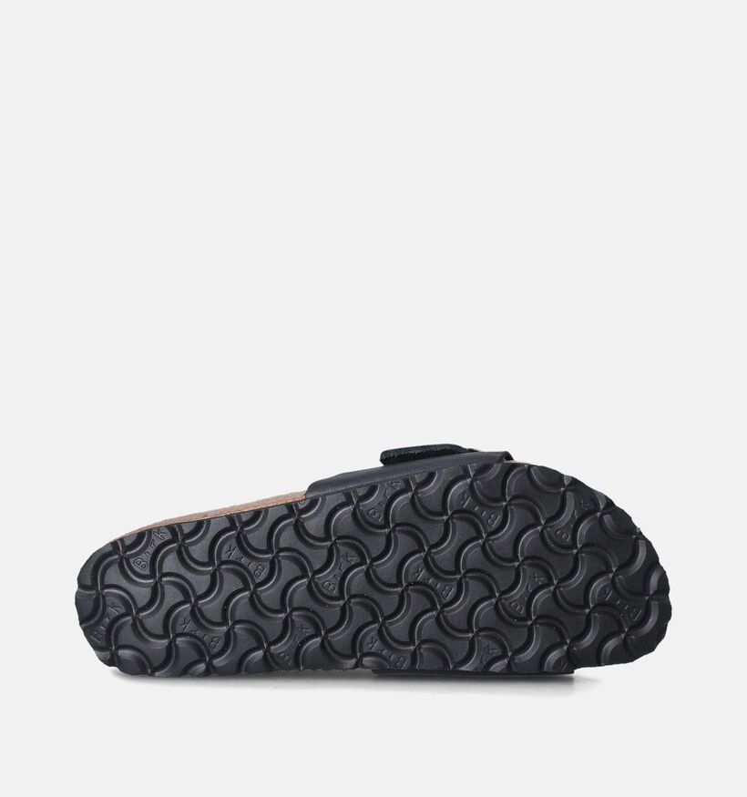 Birkenstock Madrid Big Buckle Zwarte Slippers voor dames (357609)