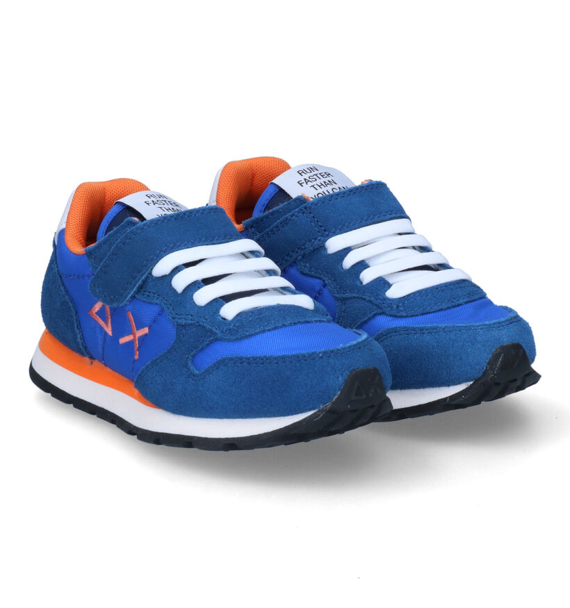 Sun 68 Baskets basses en Bleu foncé en textile (306561)