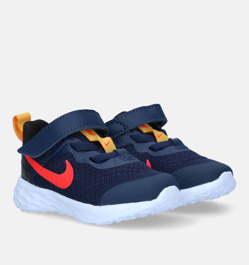 Nike Revolution 6 TD Baskets en Bleu pour filles, garçons (328092)