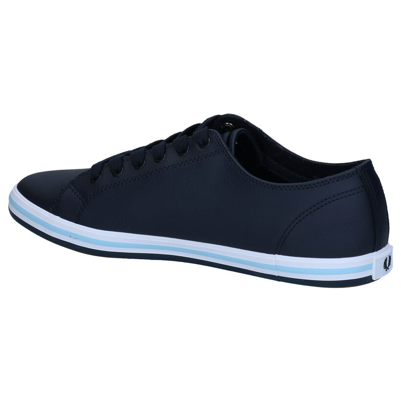 Fred Perry Baskets basses en Bleu foncé en cuir (285351)