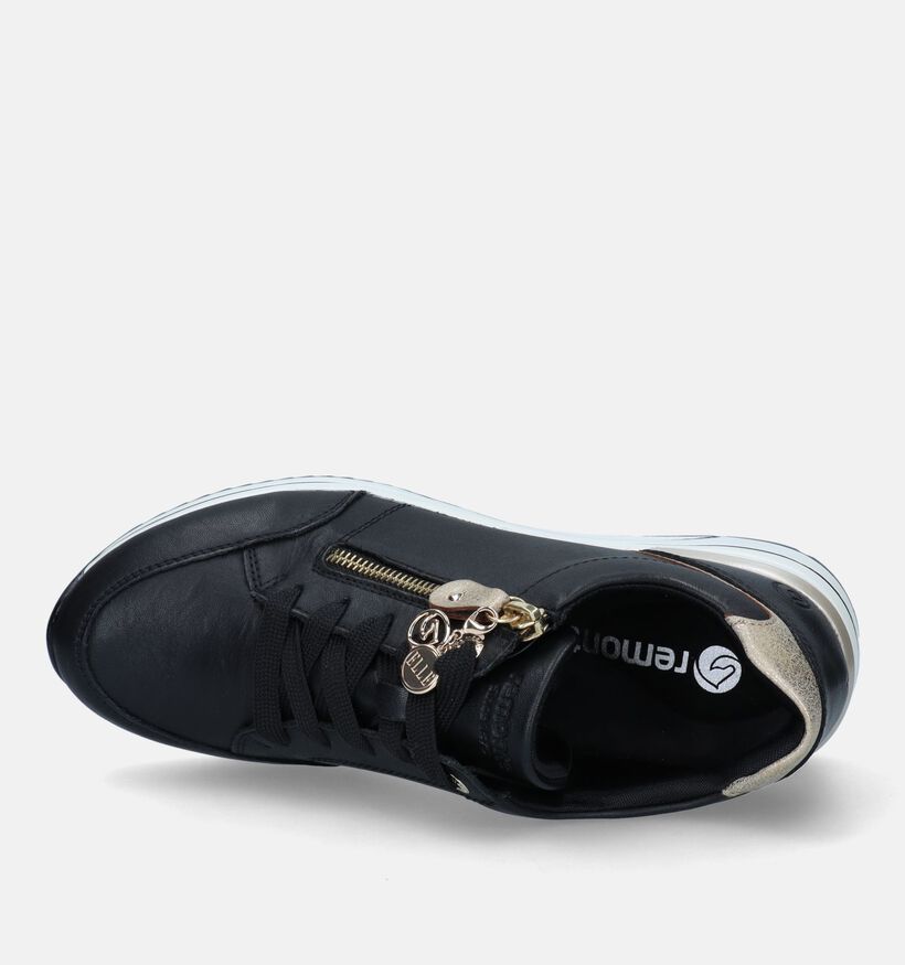 Remonte Baskets casual en Noir pour femmes (347237) - pour semelles orthopédiques