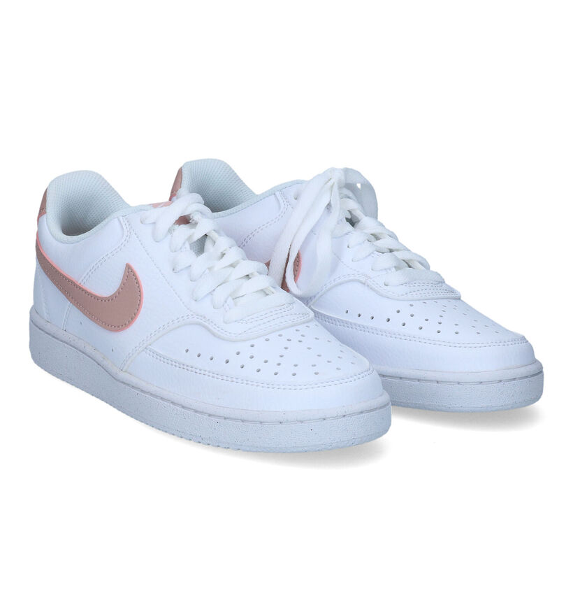 Nike Court Vision Low Next Nature Baskets en Blanc pour femmes (339841)