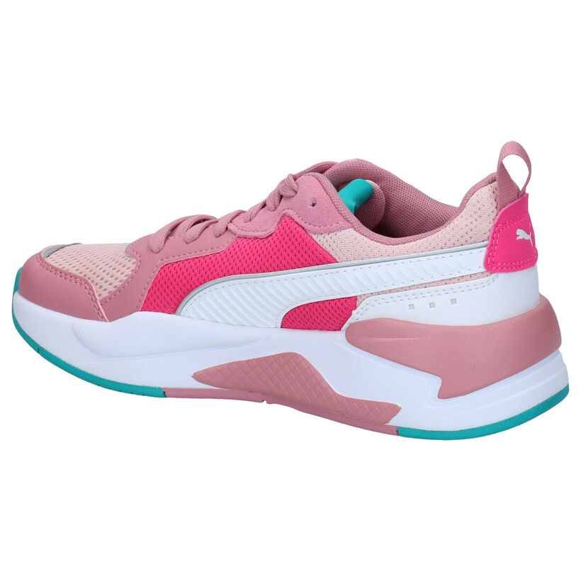 Puma X-Ray Baskets en Rose en simili cuir (276752)