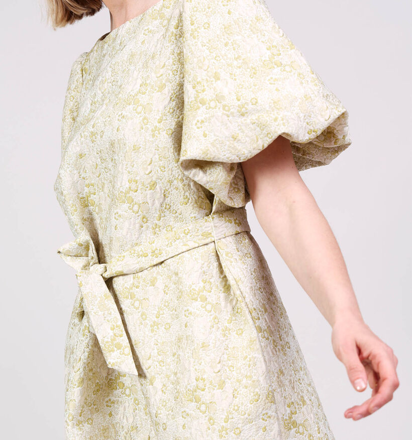 Vila Kaia Jacquard Groene Jurk voor dames (369482)