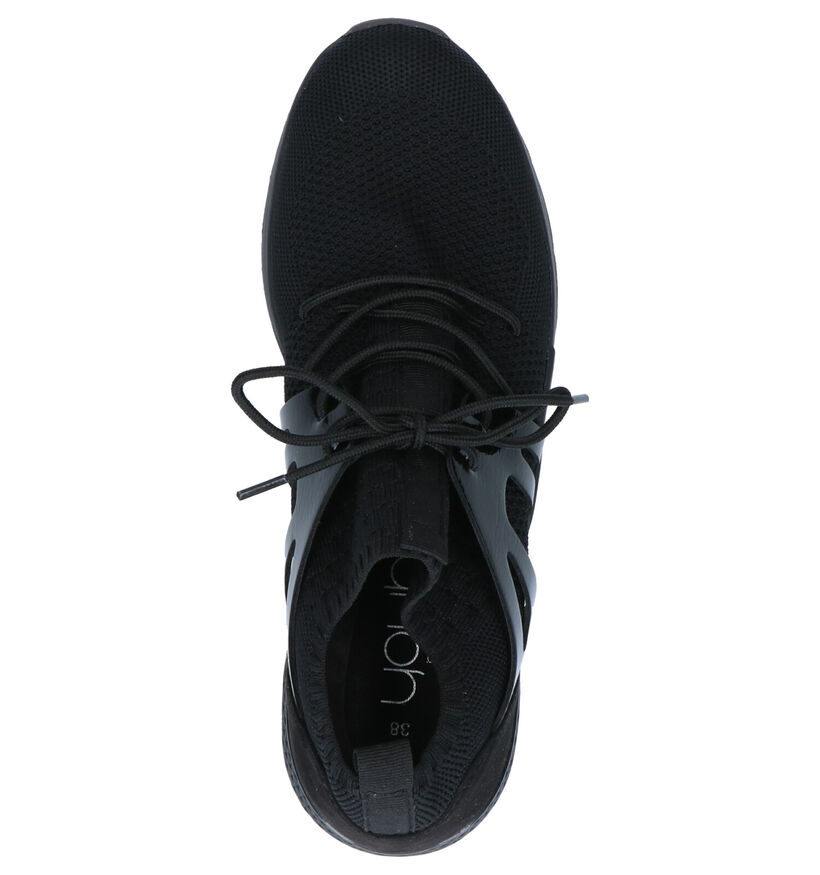 Youh! Zwarte Slip-on Sneakers in stof (253789)