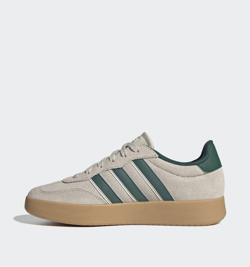 adidas Barreda Beige/Groene Sneakers voor dames (357162) - geschikt voor steunzolen