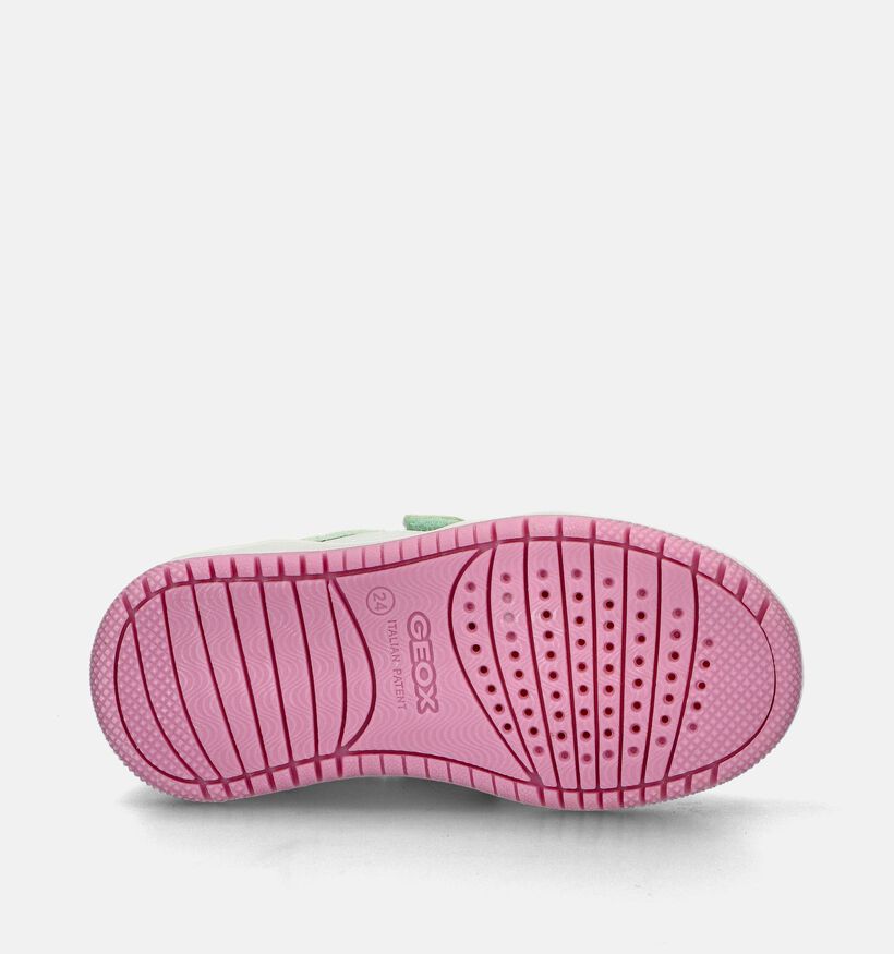 Geox Washiba Witte Sneakers Pastel voor meisjes (351935)