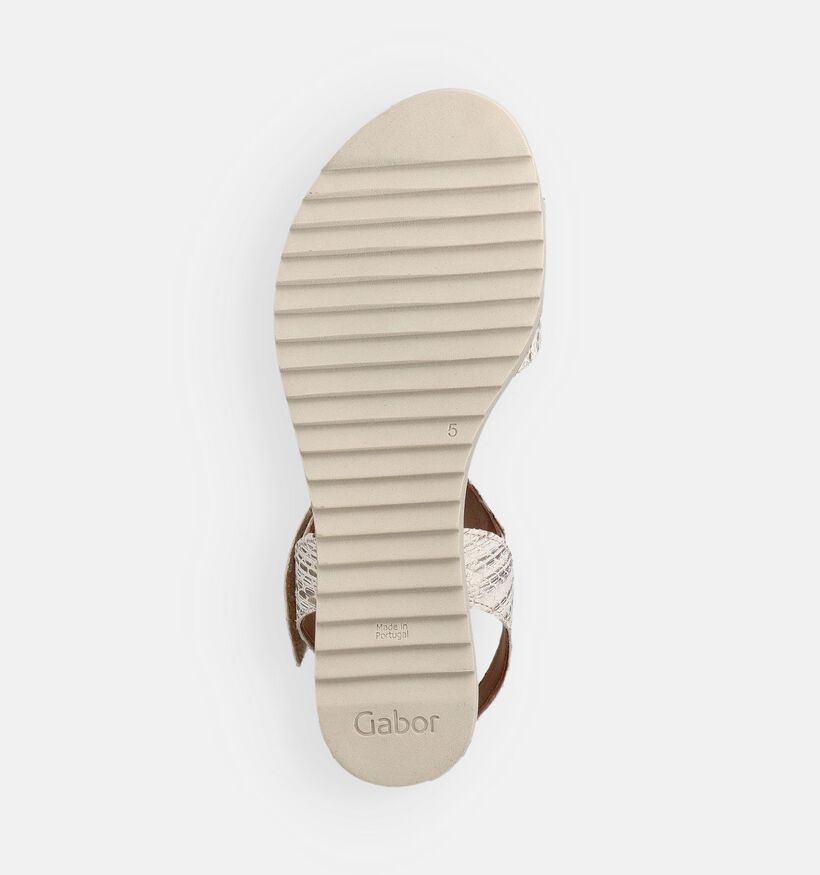 Gabor Gouden Sandalen met Sleehak voor dames (371168)