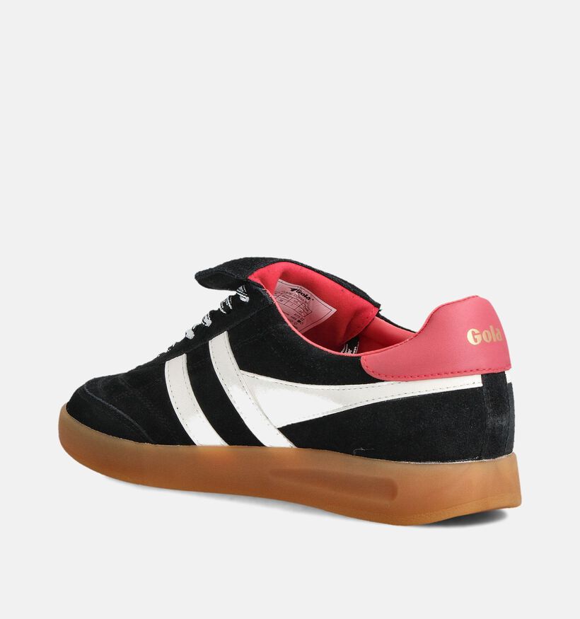 Gola Stadia 86 Zwarte Sneakers voor dames (360815) - geschikt voor steunzolen