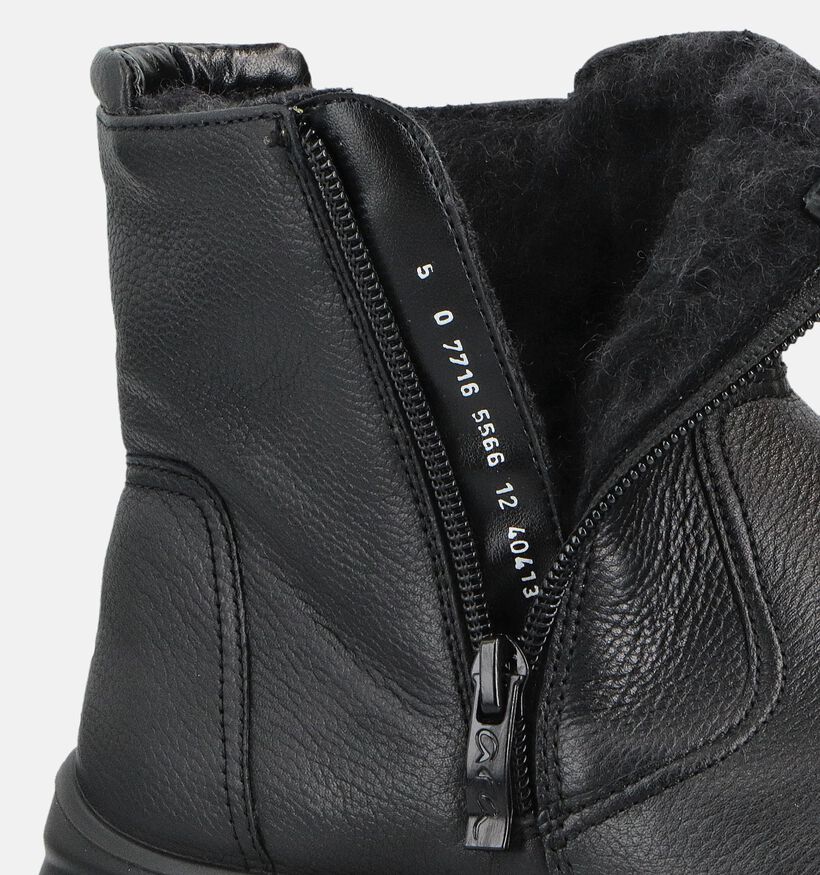 Ara Toronto Bottines plates en Noir pour femmes (362474) - pour semelles orthopédiques